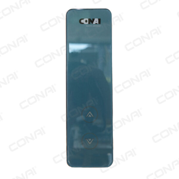 Botoeira de elevador com 2 botões touch e painel digital - COR Azul-Petróleo 302x90mm
